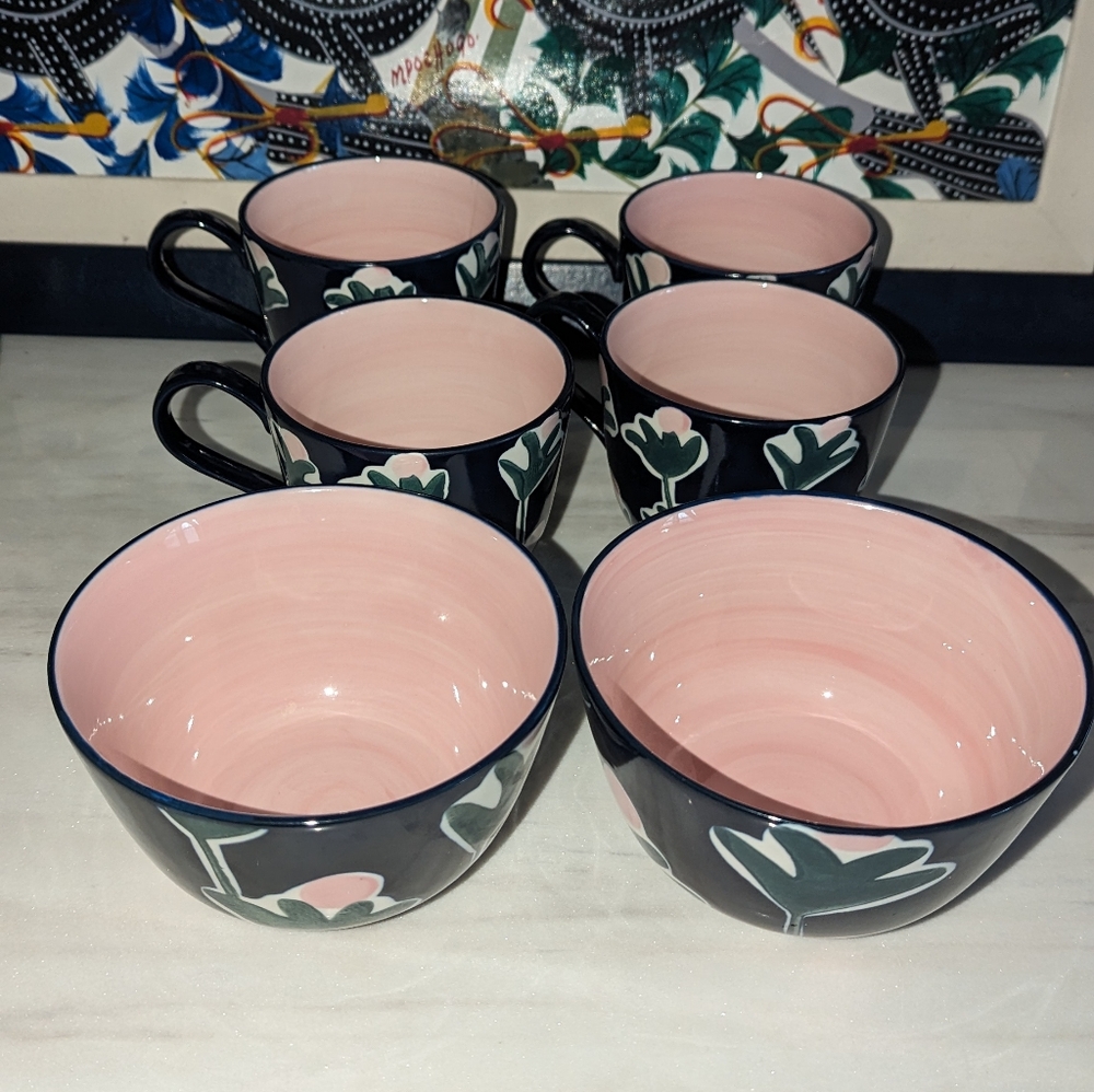 Cassie Byrnes x Anthropologie Mug / Bowl set